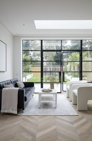 A neutral modern house in south west london filled with sustainable and natural materials