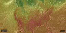 U.S. temperatures Sept. 8, 2015