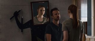 Karen Gillan and Aaron Paul in Dual