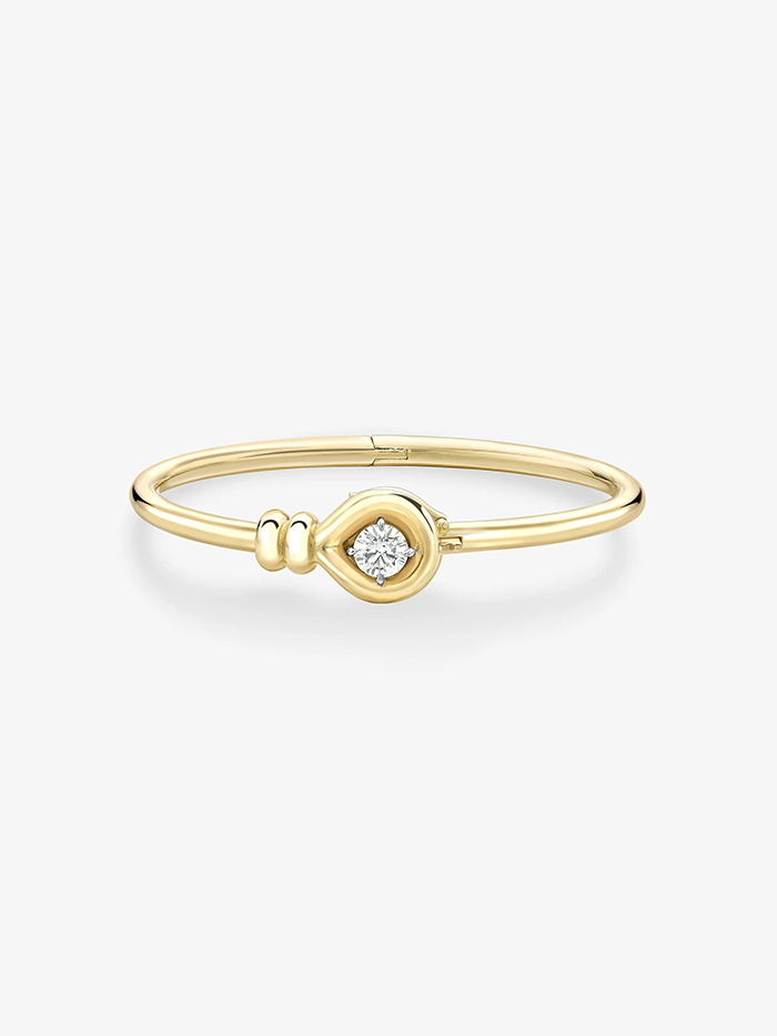 Jessica McCormack, Pulsera de diamantes Forget Me Knot en oro amarillo