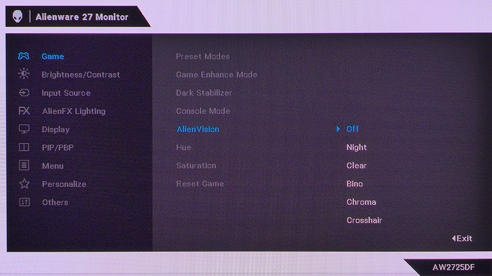 Alienware AW2725DF