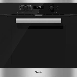 Miele oven with cleansteel anti-fingerprint door