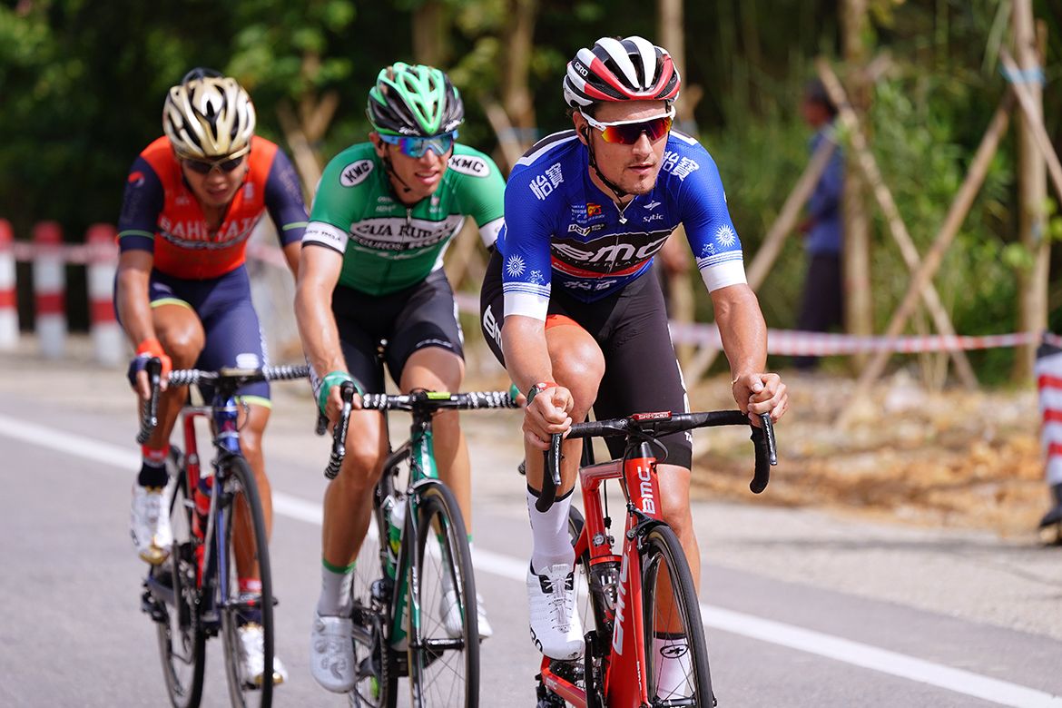 Silvan Dillier was in the break yet again
