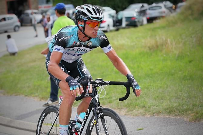 Zdenek Stybar (Omega Pharma-QuickStep) fought his way to the front of the race