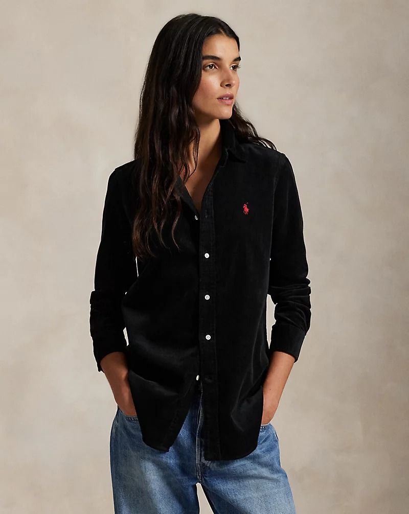 Ralph Lauren, Stretch Slim Fit Cotton Corduroy Shirt