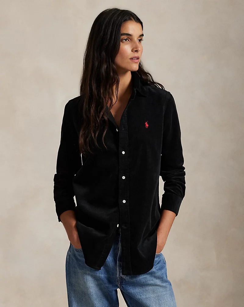 Ralph Lauren, Stretch Slim Fit Cotton Corduroy Shirt