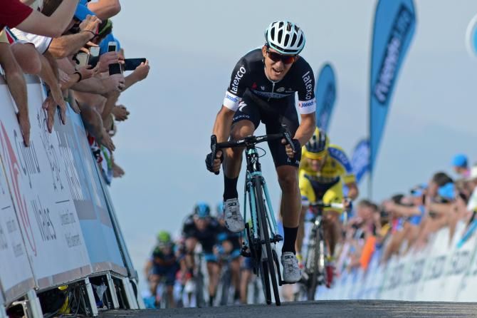 Michal Kwiatkowski (Omega Pharma) came in second on the stage