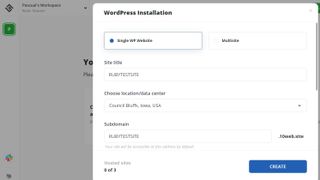 10Web WordPress installation
