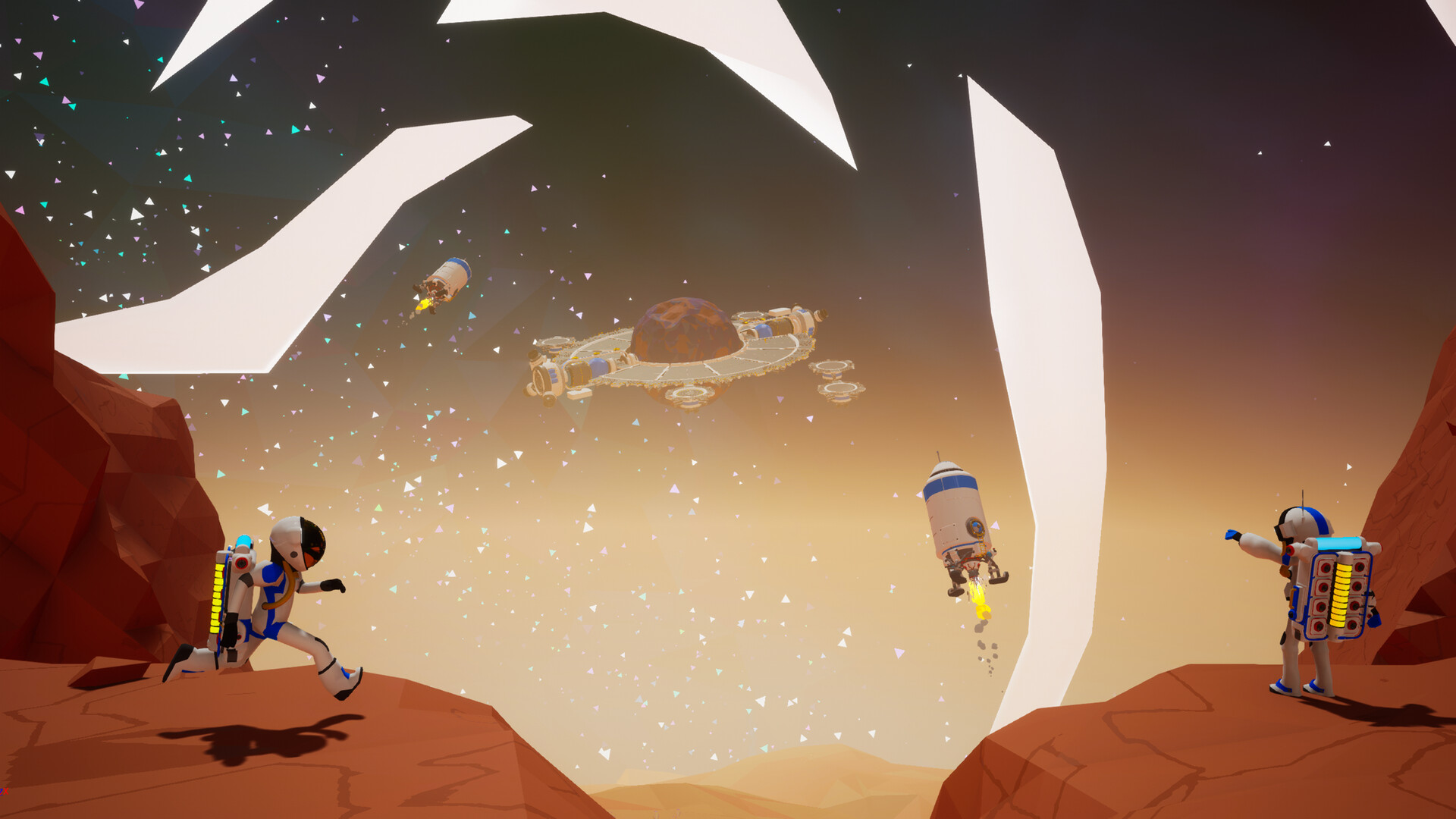 Space Station in Astroneer: Megatech expansion
