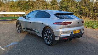 jaguar i-pace on country lane