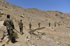 Anti-Taliban resistance training in Panjshir.