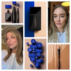 samantha and hannah testing victoria beckham beauty foundation drops