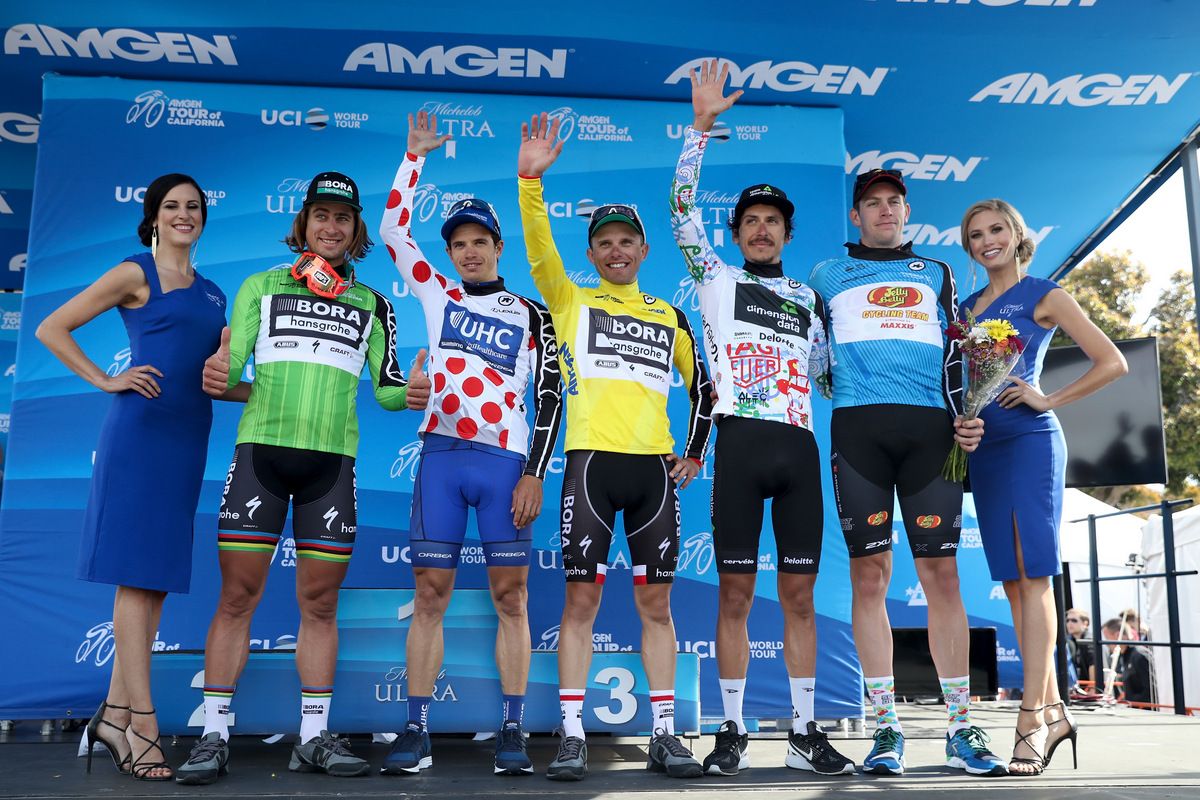 The classification leaders after stage 3