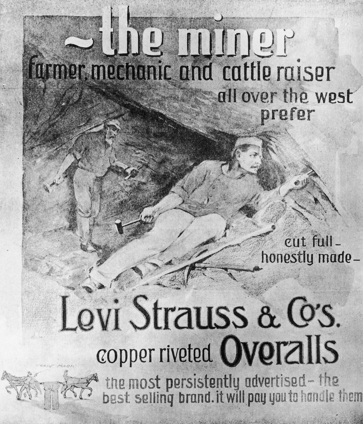 Levi&amp;rsquo;s Ad from 1875