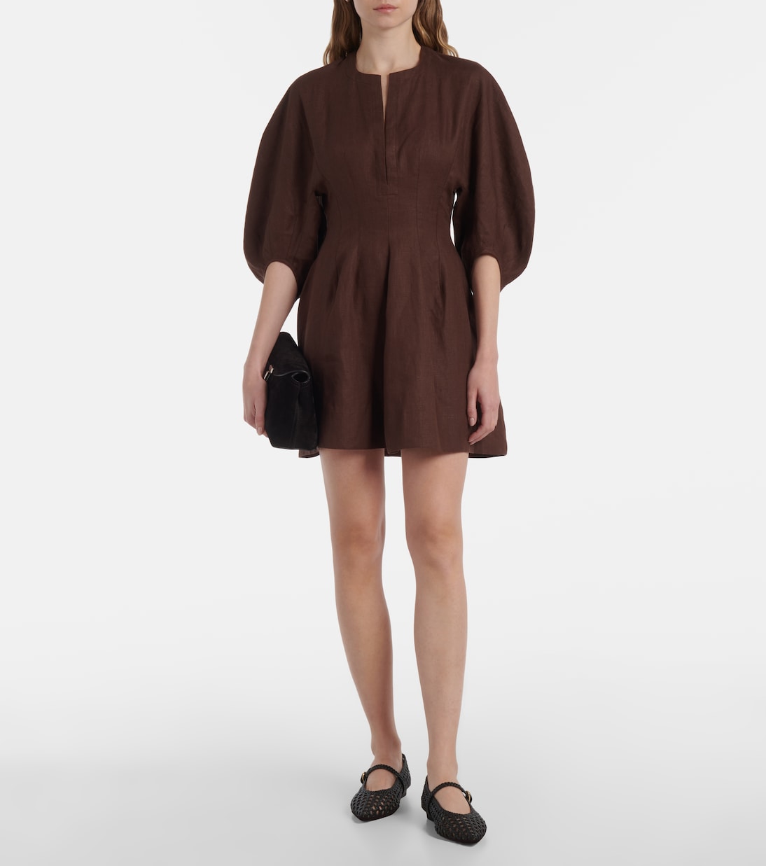 Poet Linen Minidress