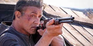 Rambo taking aim in Rambo: Last Blood