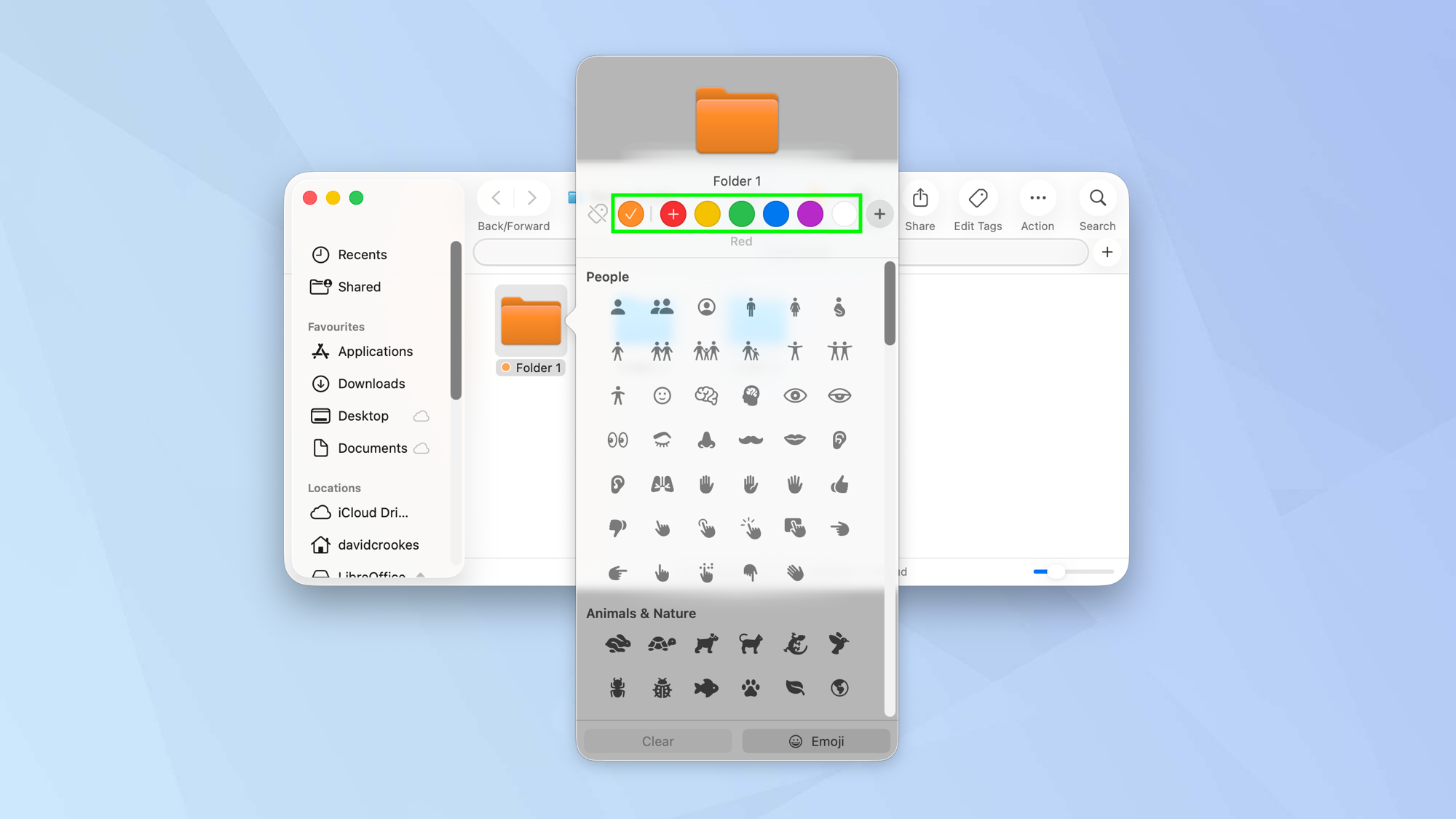 How to choose your look for folders in macOS Tahoe 26