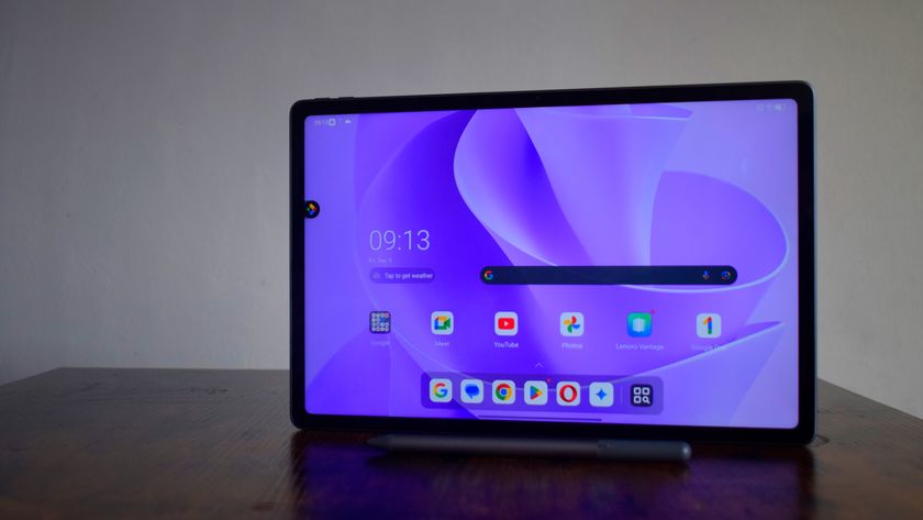 The Lenovo Idea Pad Plus on a desk