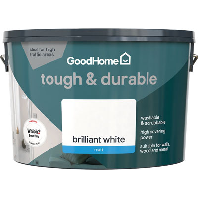 GoodHome tough &amp;amp; durable brilliant white paint