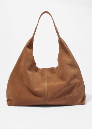 Large Suede Tote Bag