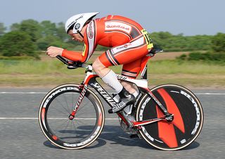 Michael Hutchinson, winner, National 25 mile time trial 2010