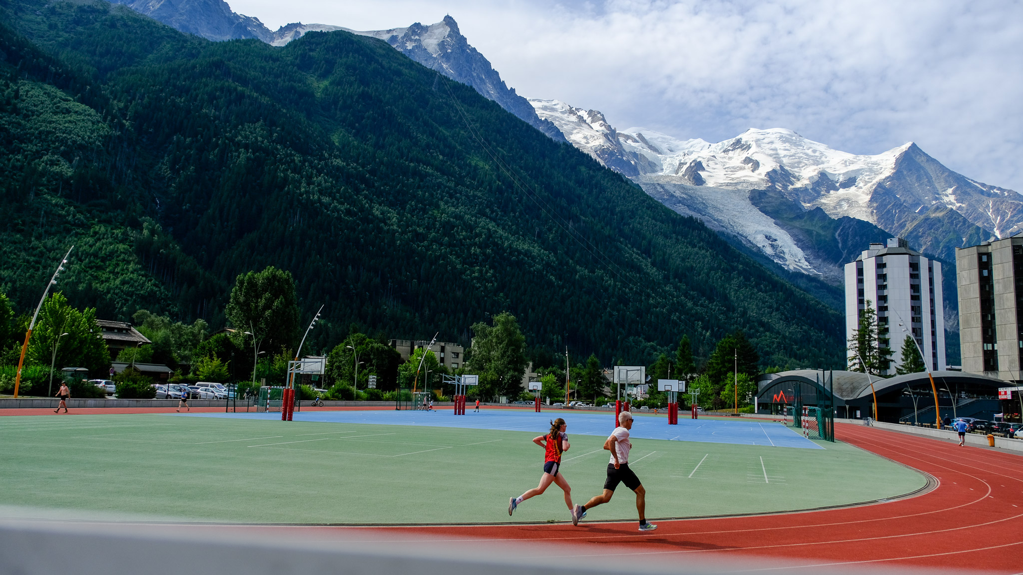 Athletics centre in Chamonix, France