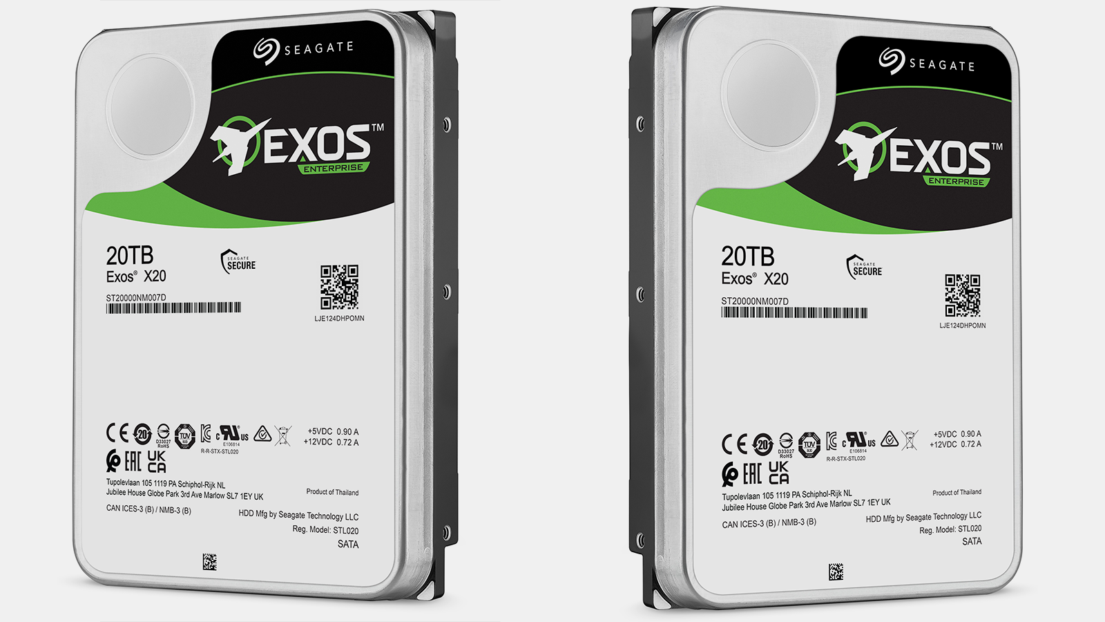 20TBHDD Seagate ST20000NE000　4本セット Seagate Debuts 20TB HDDs for Mass Deployments at Sub-$700 Price