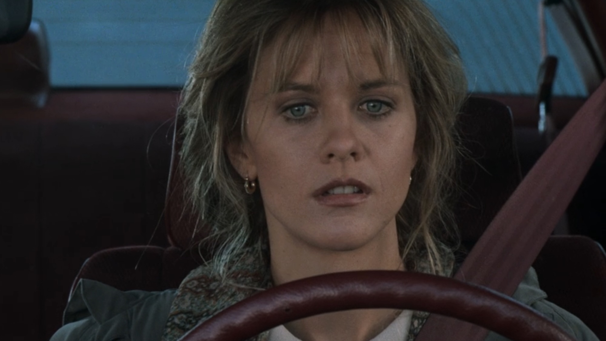 Meg Ryan driving in Sleepless in Seattle