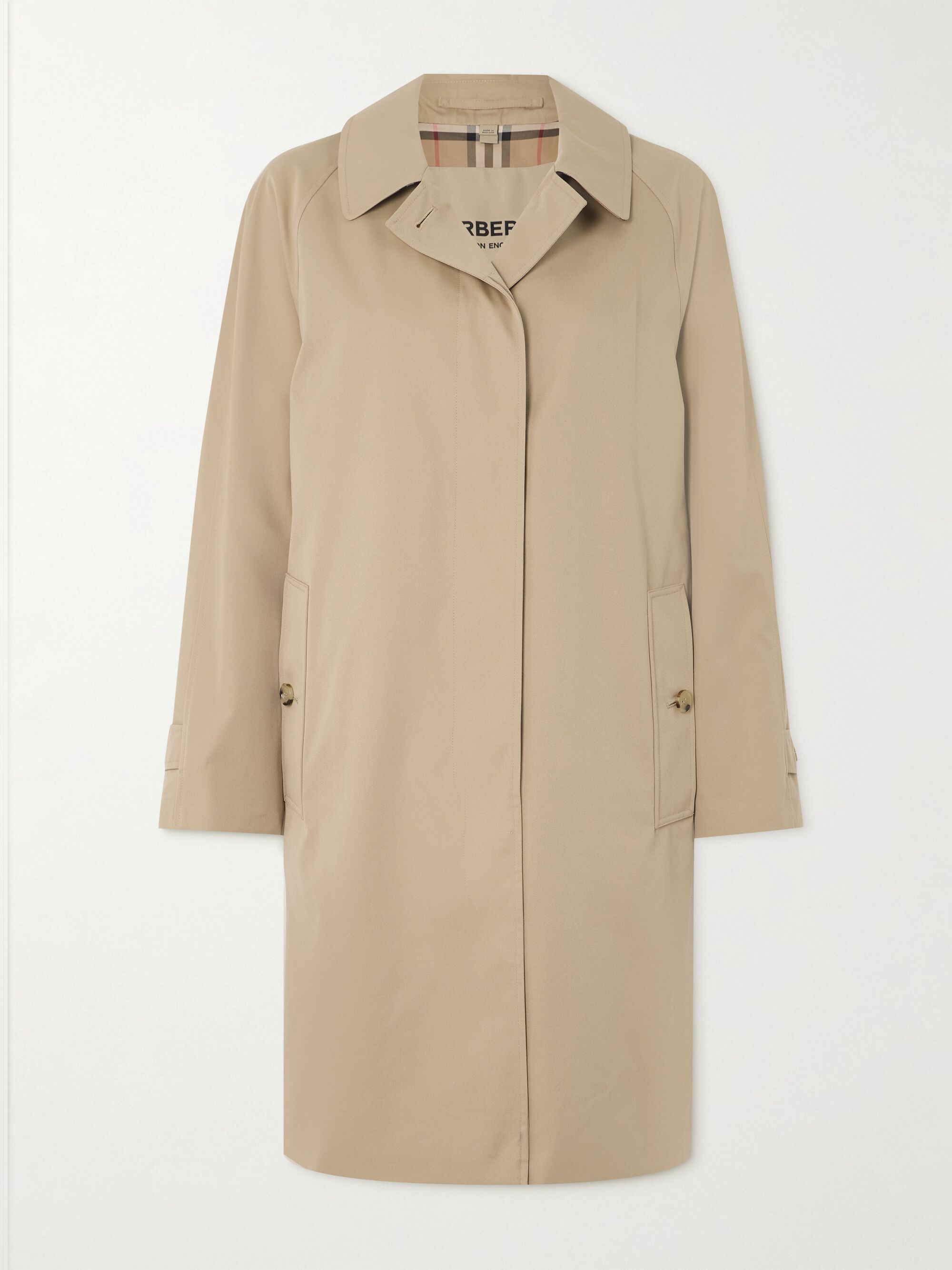burberry Camden organic cotton-gabardine coat
