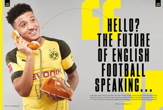 Jadon Sancho FourFourTwo 297 issue Borussia Dortmund