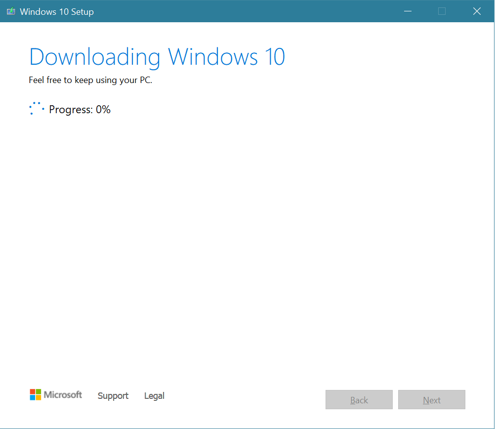 Downloading Windows 11