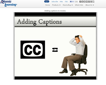 Video Tutorial: Adding captions to movies