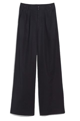 Madewell Pintucked Slim Pull-On Pants in Satin (Was $98) 