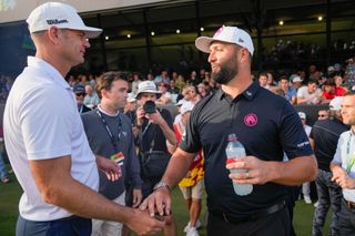 Brendan Steele and Jon Rahm speak at LIV Golf Adelaide