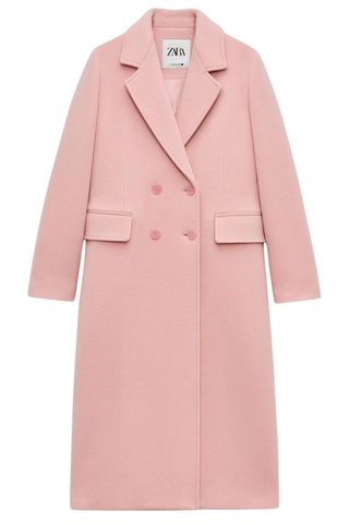 Zara ZW Collection Double-Breasted Coat