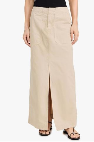 Rag & Bone Women's Leyton Skirt, Khaki, Tan, 4