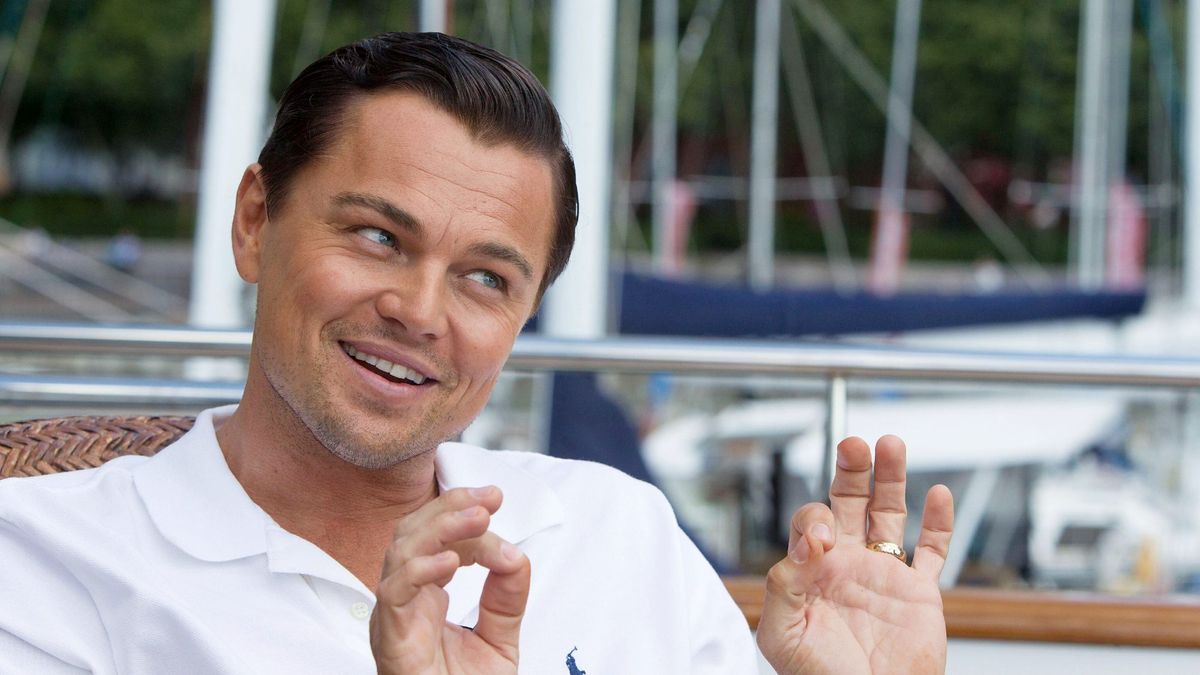 Leonardo DiCaprio in The Wolf of Wall Street