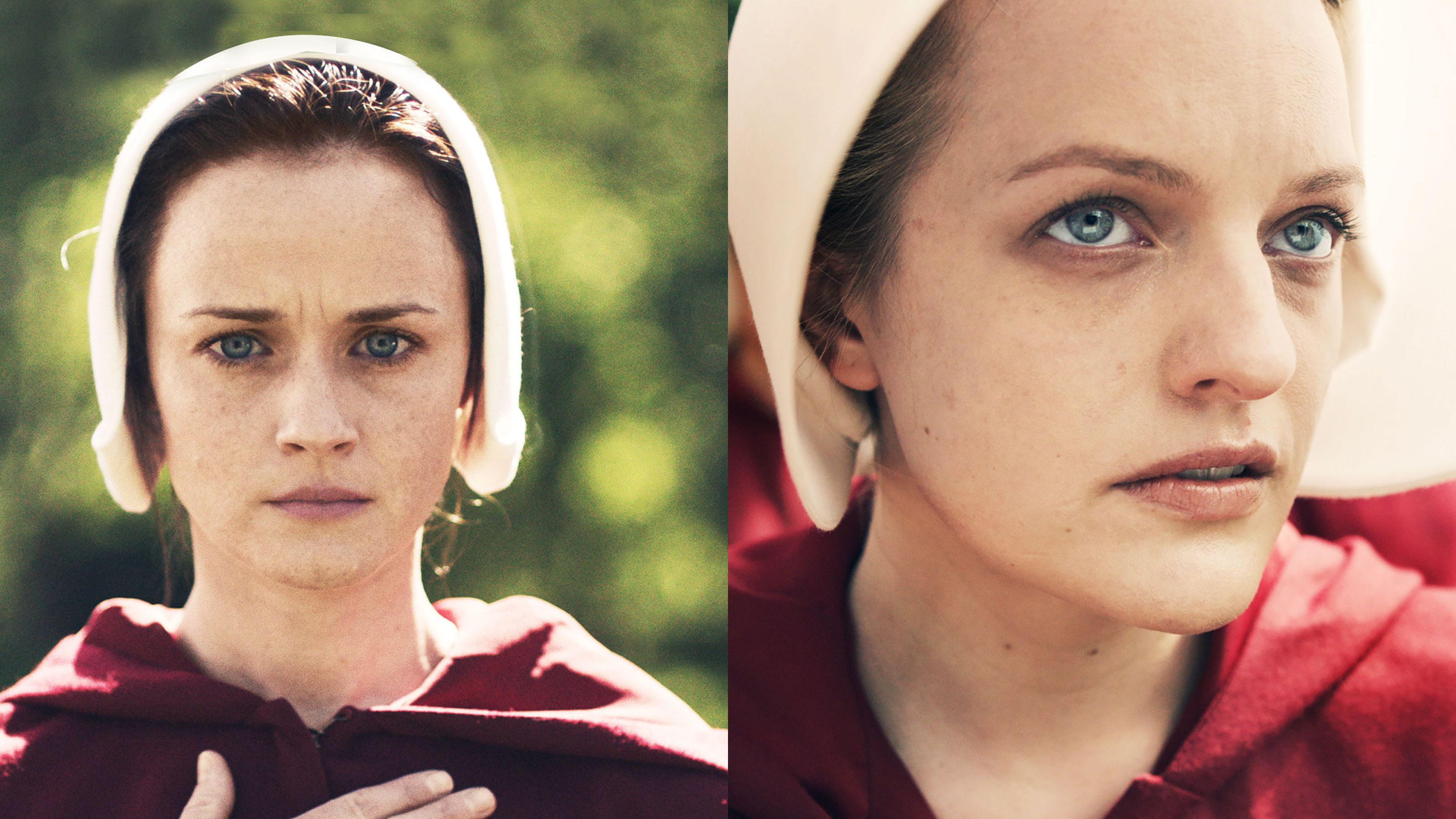 3200px x 1800px - Elisabeth Moss and Alexis Bledel Talk About Their Characters in The  Handmaid's Tale Show | Marie Claire
