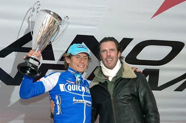 With Italian great Mario Cipollini