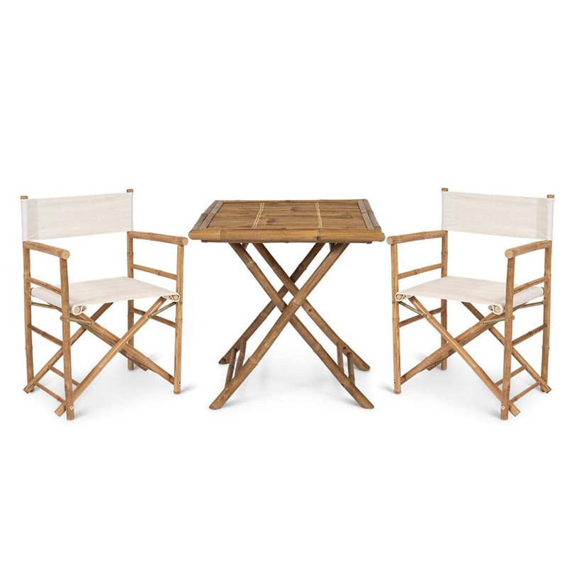 17 Stories Alysoun Square 3 - Piece 2 - Person 27cm L Outdoor Bistro Set | Wayfair.co.uk
