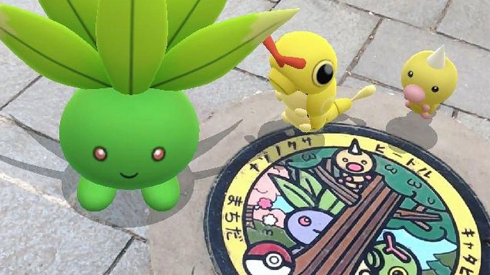 Pokemon manhole cover