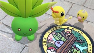 Pokemon manhole cover