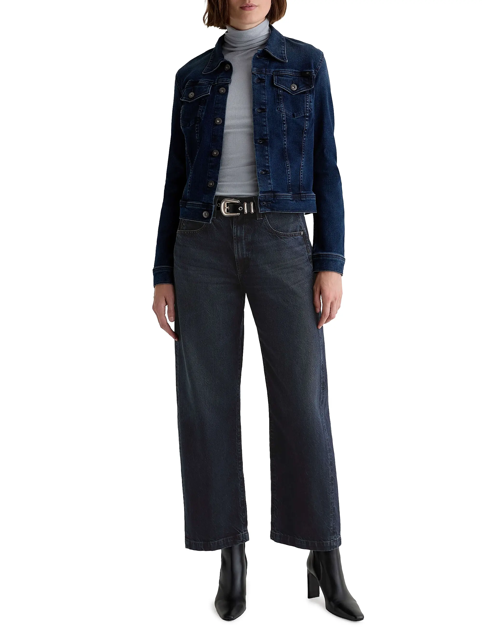 Hattie Barrel-Leg Denim Jeans
