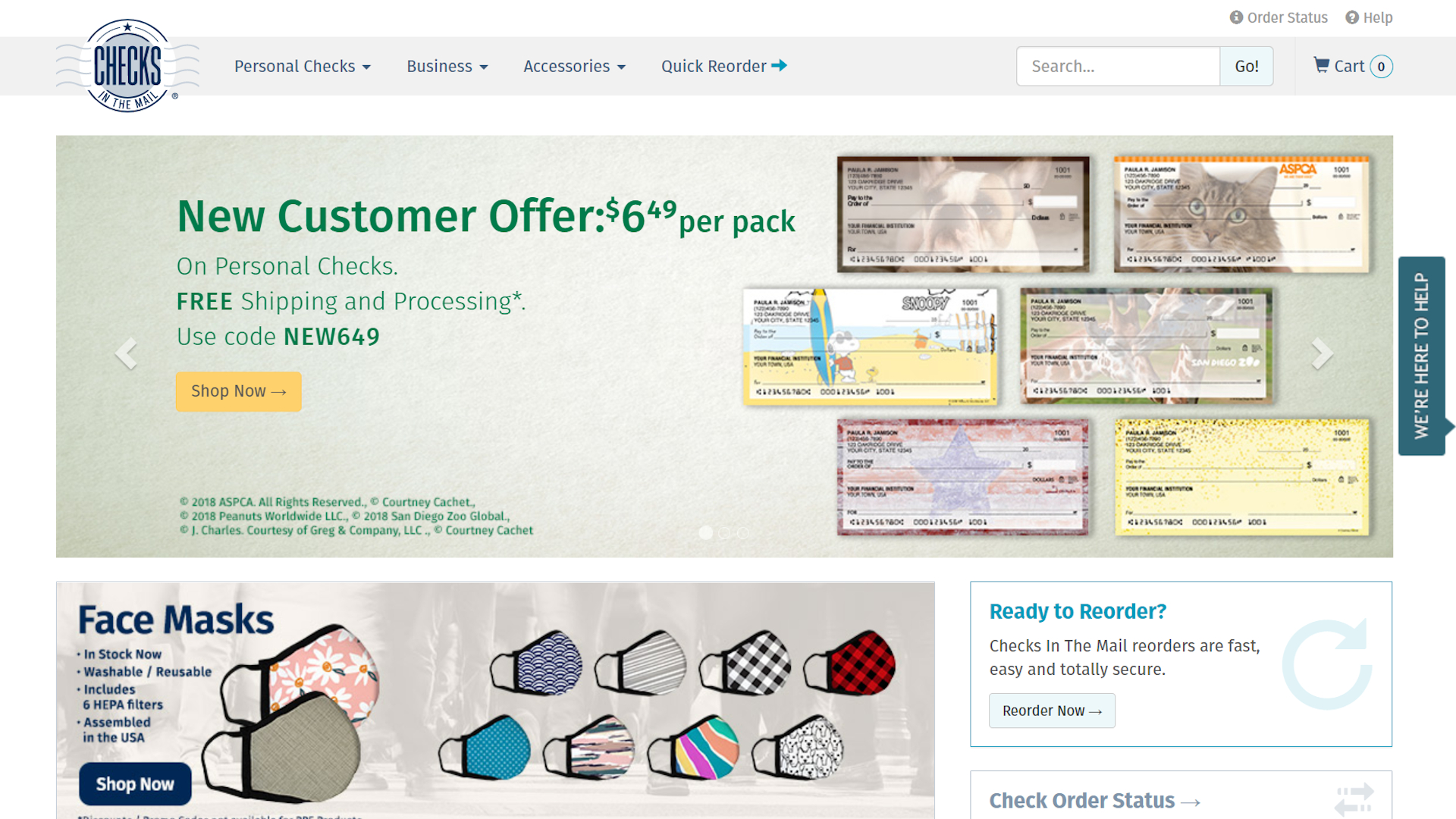 Checks In The Mail is the most trusted online check ordering service