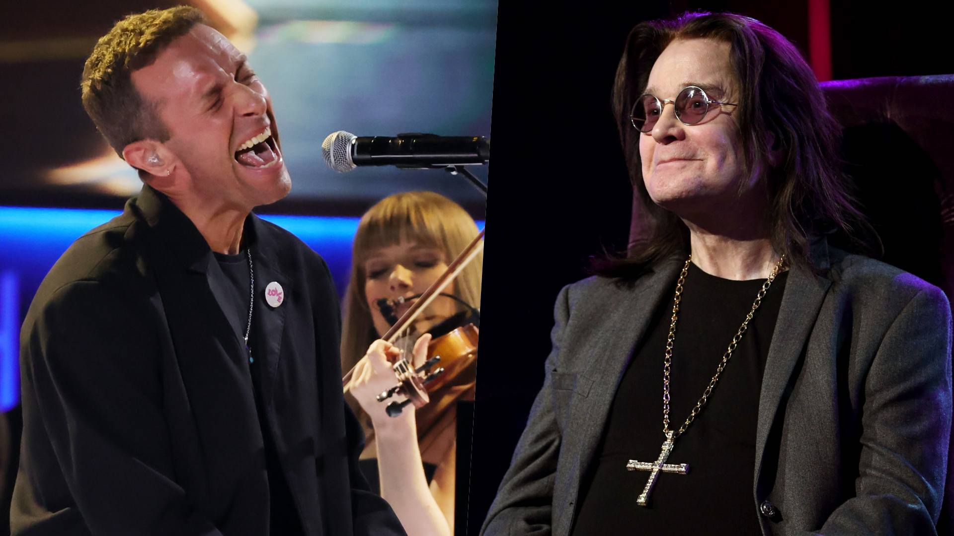 Coldplay and Ozzy Osbourne