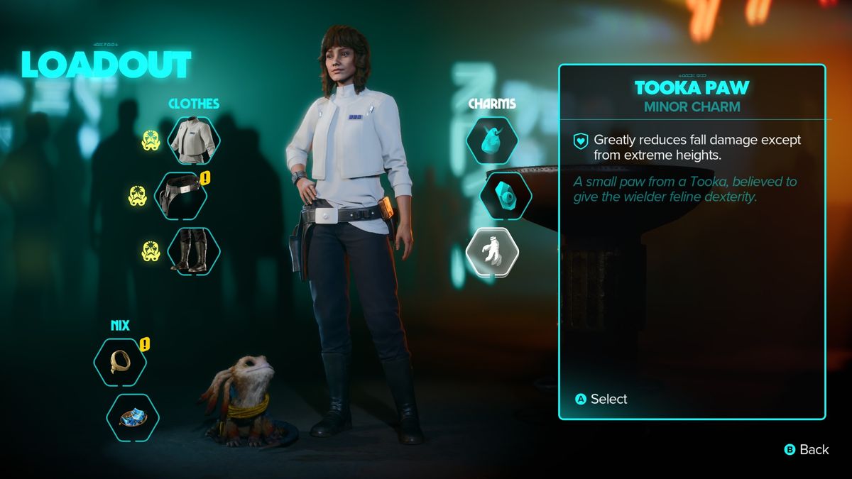 Star Wars Outlaws Tooka Paw in loadout