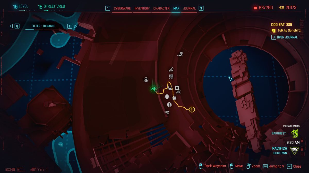 Cyberpunk 2077 1R-ONC-LAD photo locations