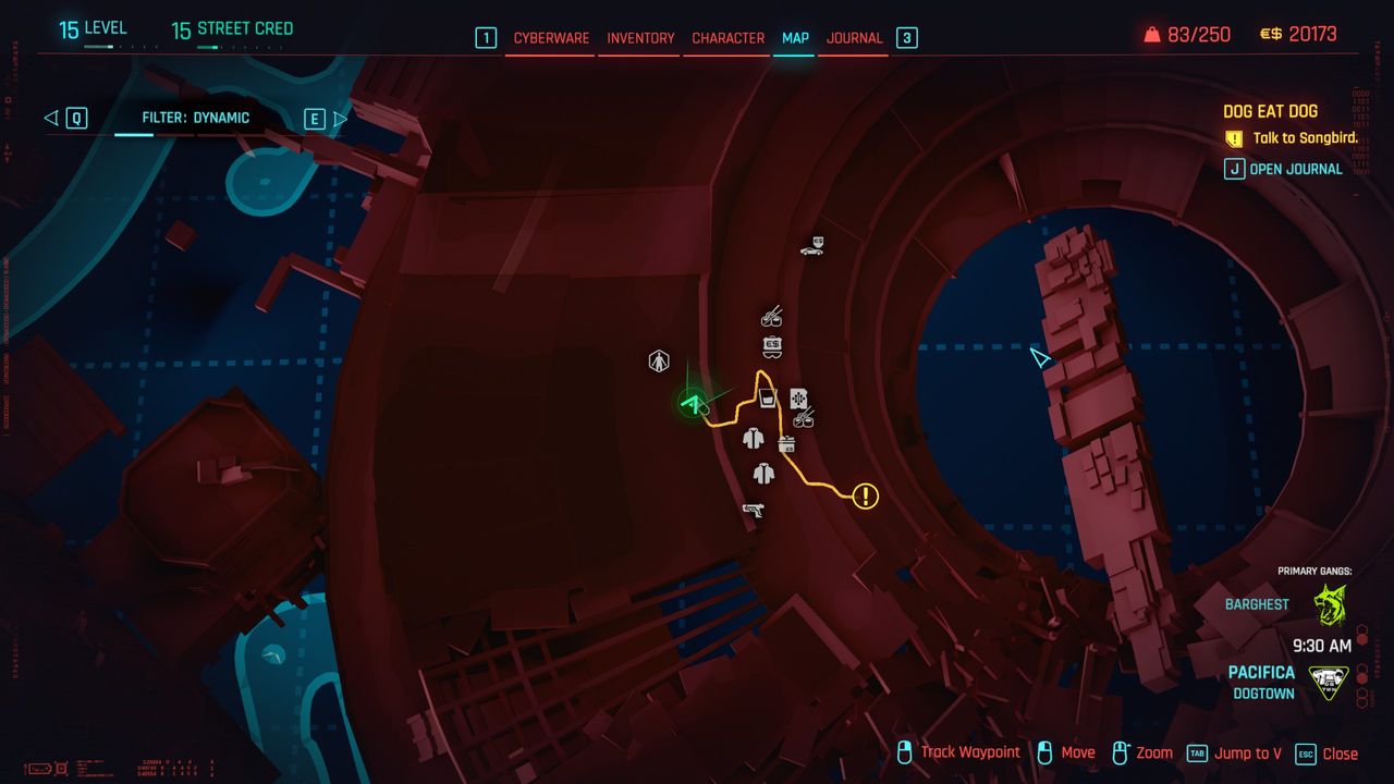 Cyberpunk 2077 1R-ONC-LAD photo locations