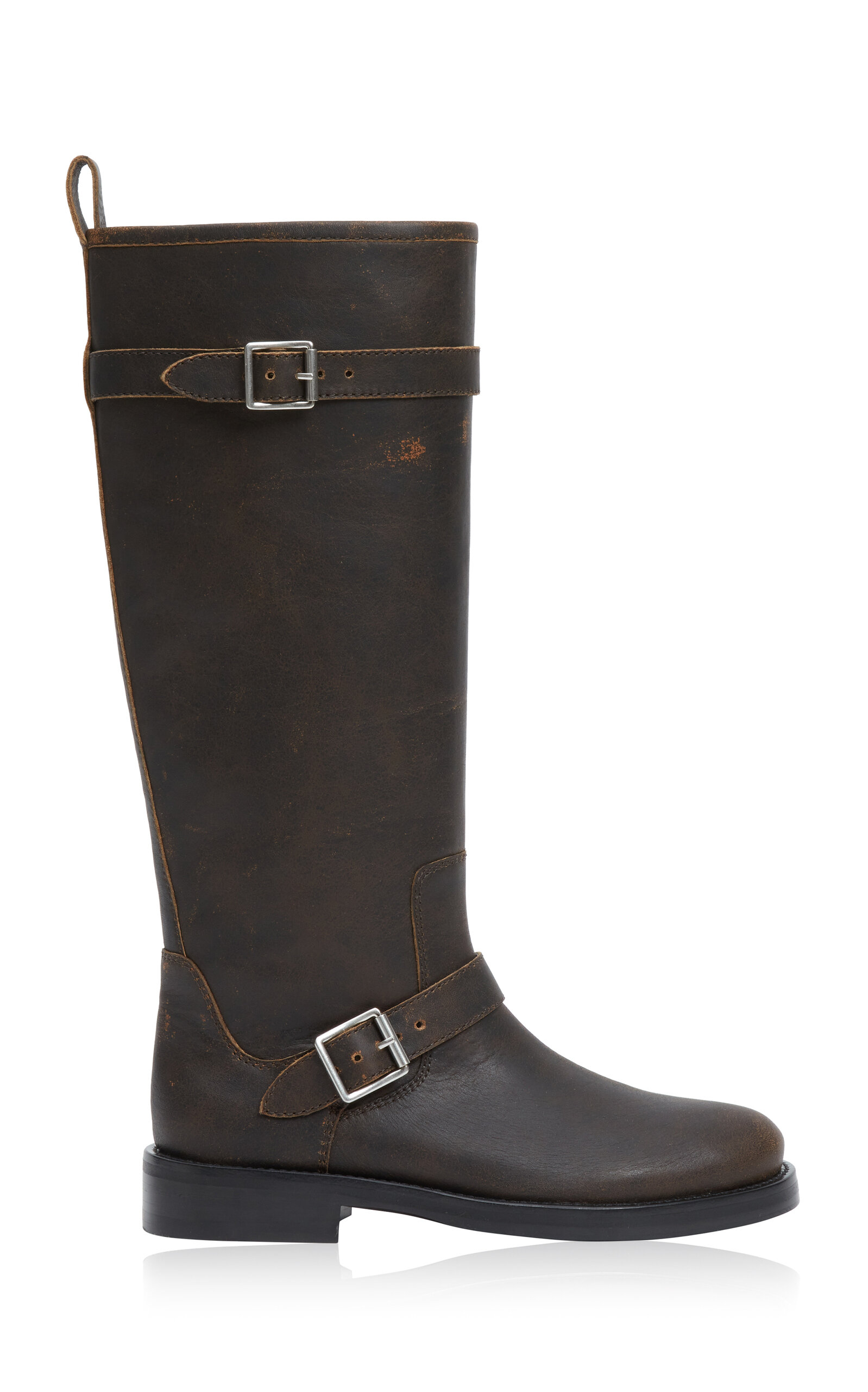 Noah Leather Knee Boots