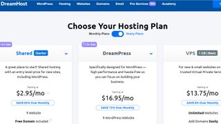 DreamHost prices